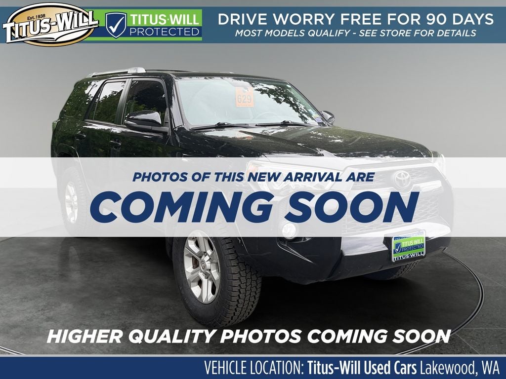 2017 Toyota 4Runner SR5 Premium in Midnight Black Metallic — front three-quarter view